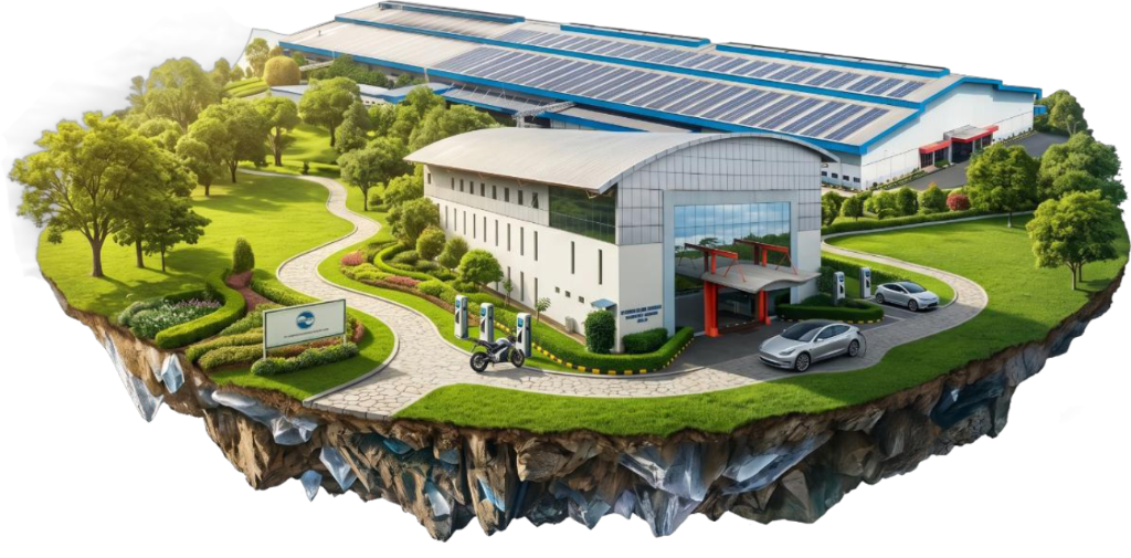 PT Chemco Harapan Nusantara ESG Green Factory 3D Island